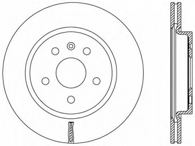 OPEN PARTS bdr249720 -  Тормозной диск